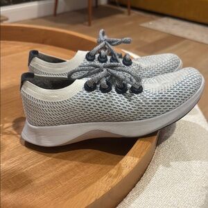 Casual Knit Lace-Up Sneakers